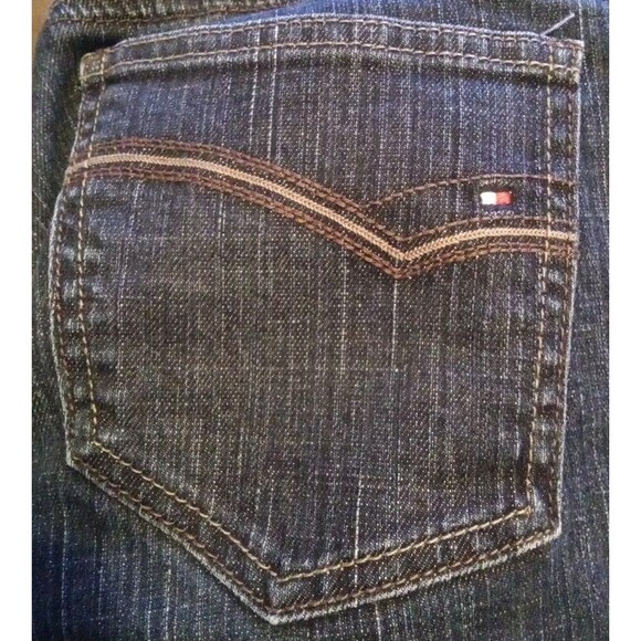 Freedom Women's Jean's Size 10S Blue Flare Leg Pockets - Picture 6 of 7